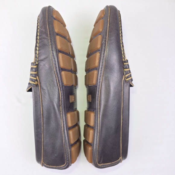 Allen Edmonds Daytona Mens 13B Daytona Gray Leather Driving Penny Loafer 50431 - Picture 6 of 14